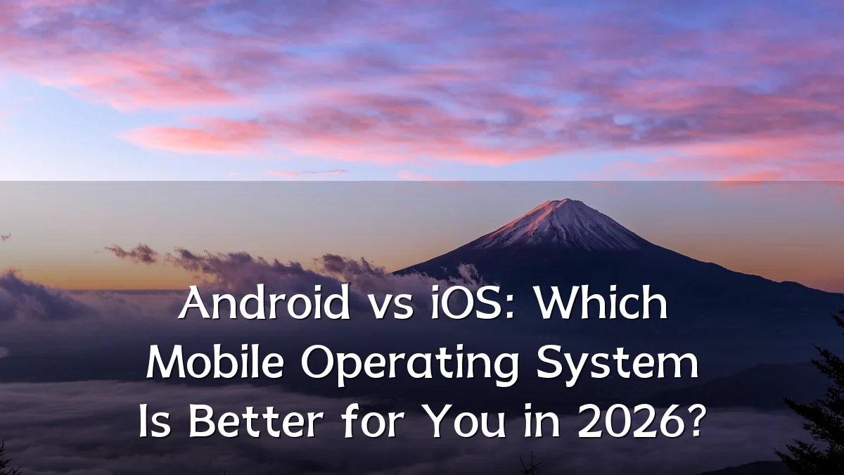 Android vs iOS: Which Mobile Operating System Is Better for You in 2026?