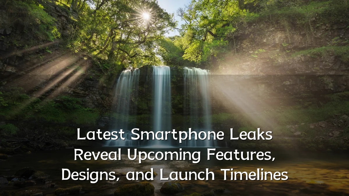 Latest Smartphone Leaks Reveal Upcoming Features, Designs, and Launch Timelines
