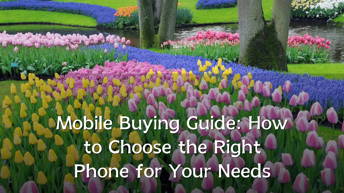 Mobile Buying Guide: How to Choose the Right Phone for Your Needs