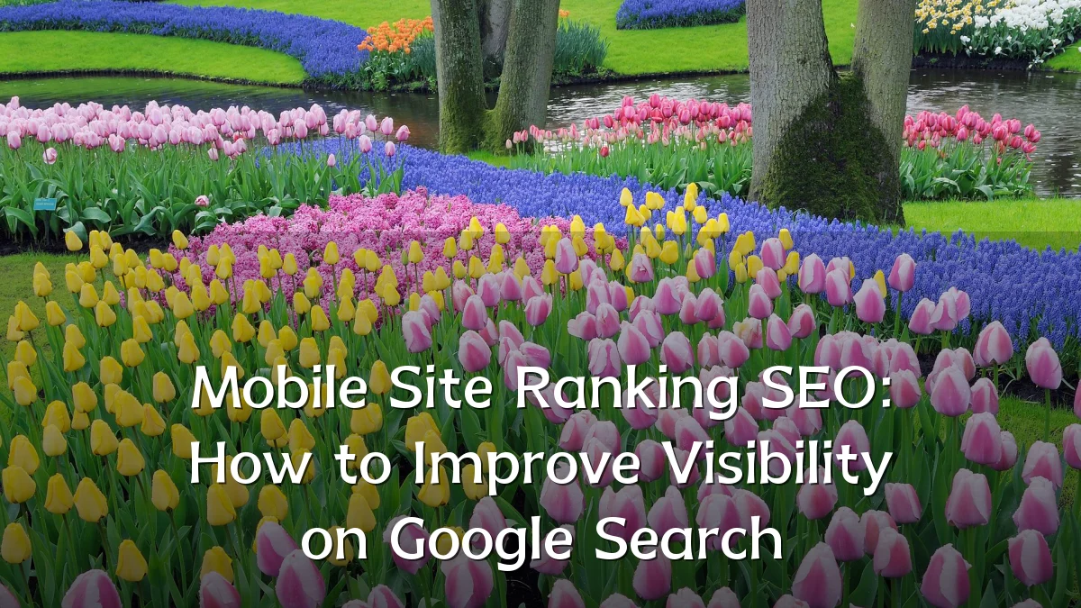 Mobile Site Ranking SEO: How to Improve Visibility on Google Search