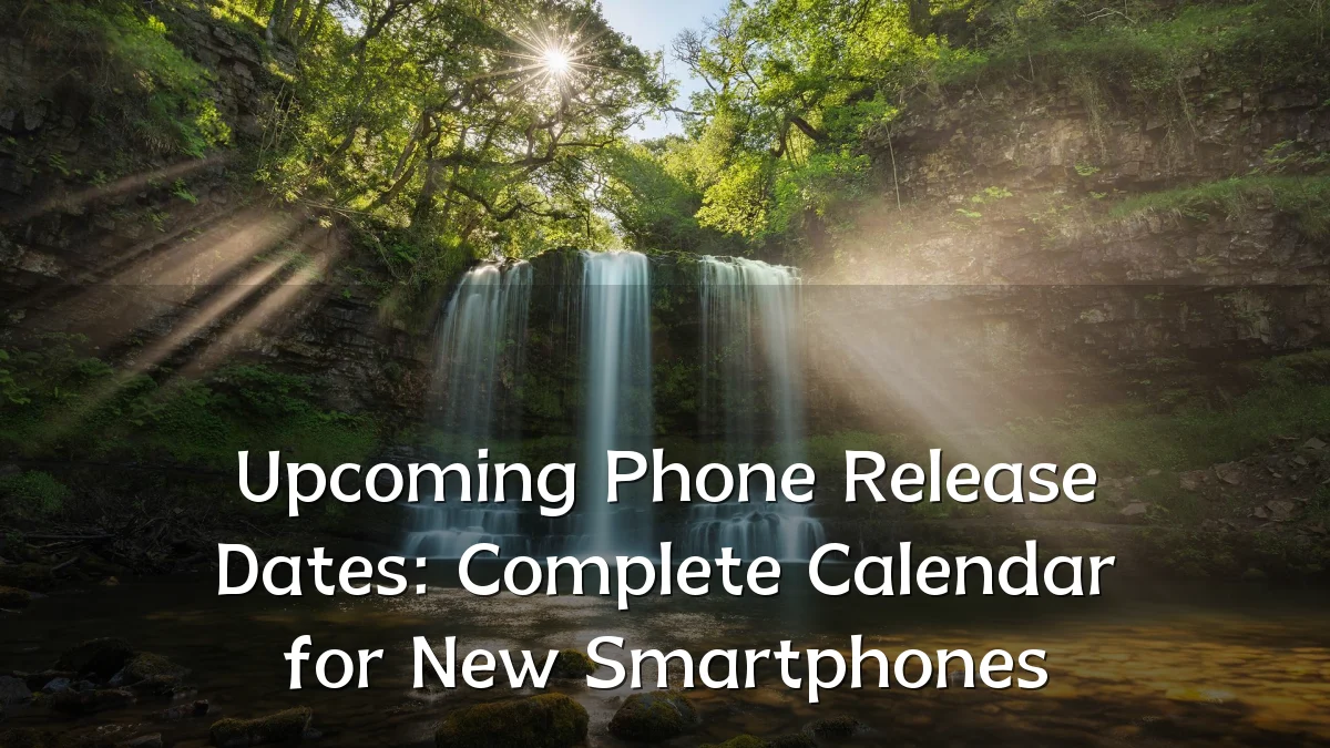 Upcoming Phone Release Dates: Complete Calendar for New Smartphones