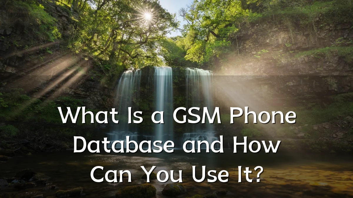 What Is a GSM Phone Database and How Can You Use It?