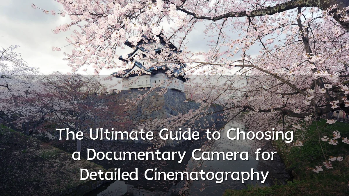 The Ultimate Guide to Choosing a Documentary Camera for Detailed Cinematography