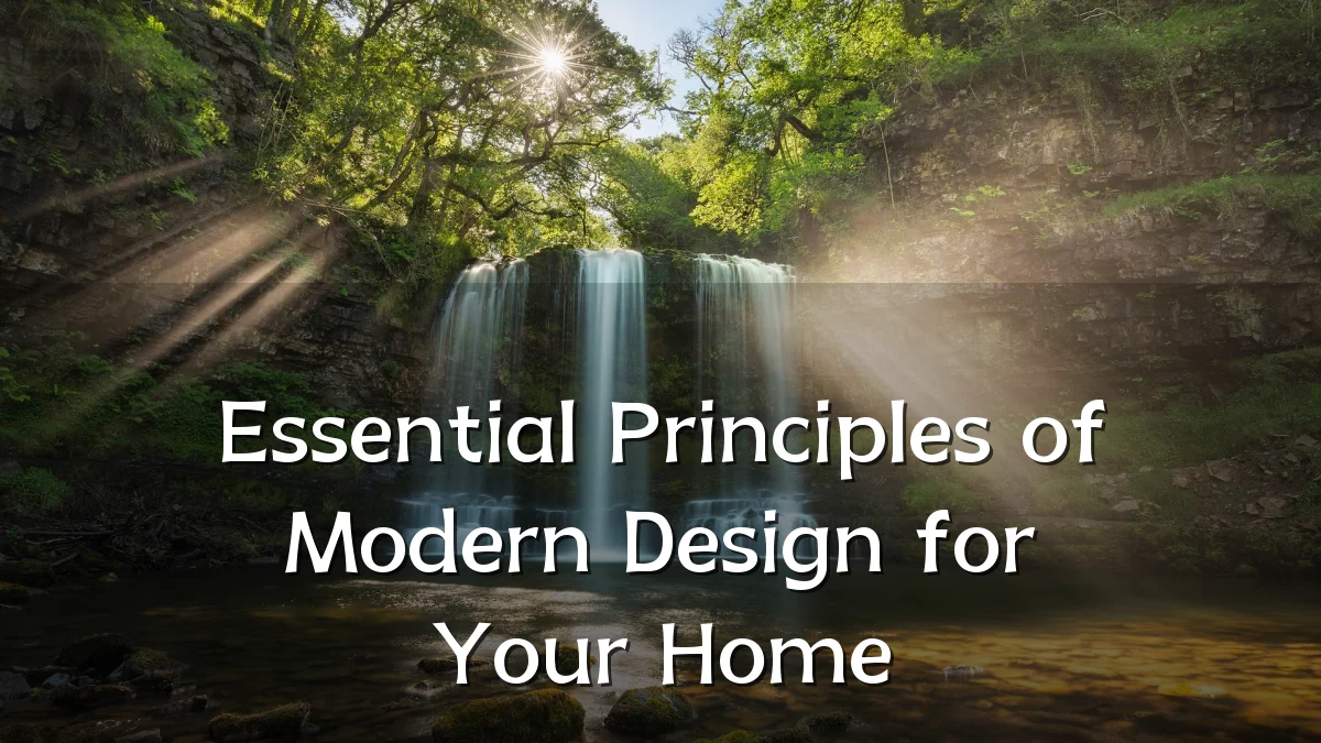 Essential Principles of Modern Design for Your Home