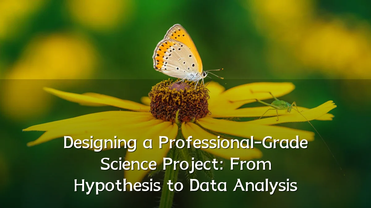 Designing a Professional-Grade Science Project: From Hypothesis to Data Analysis