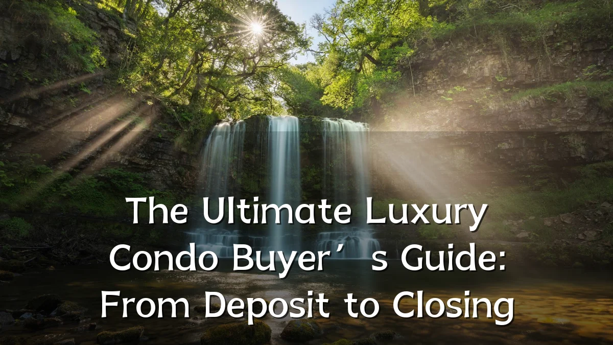 The Ultimate Luxury Condo Buyer’s Guide: From Deposit to Closing