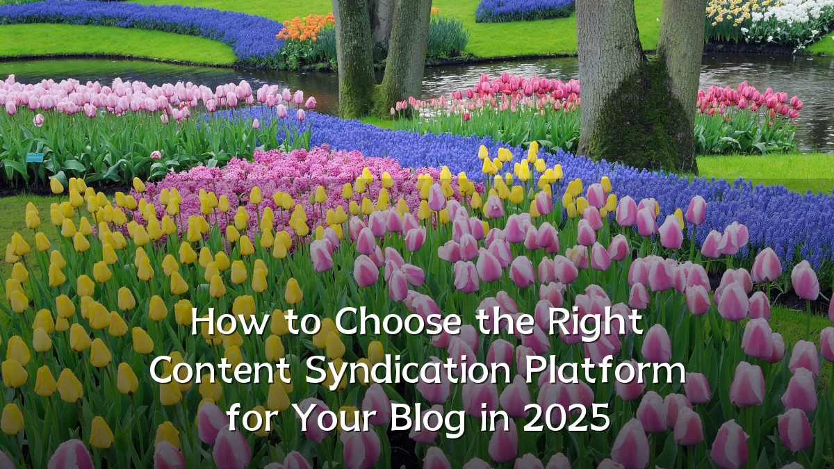 How to Choose the Right Content Syndication Platform for Your Blog in 2025